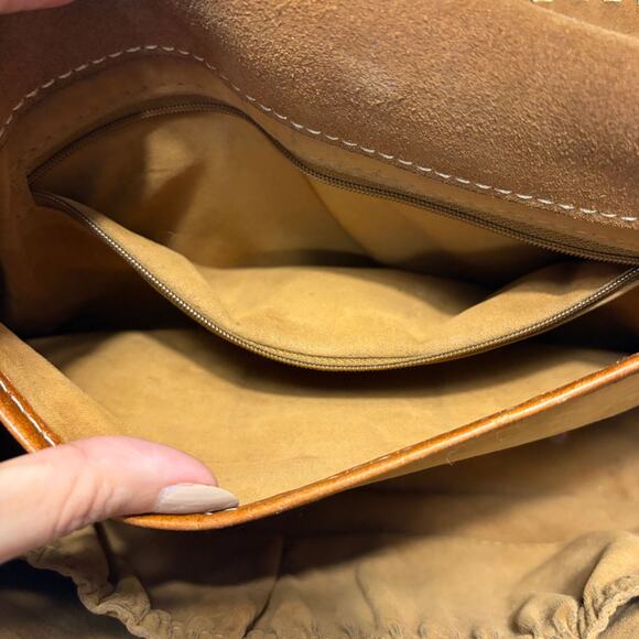 PATRICIA NASH Leather Metallic Tooled Lace Beaumont Flap Crossbody Bag in Multi - Picture 14 of 15